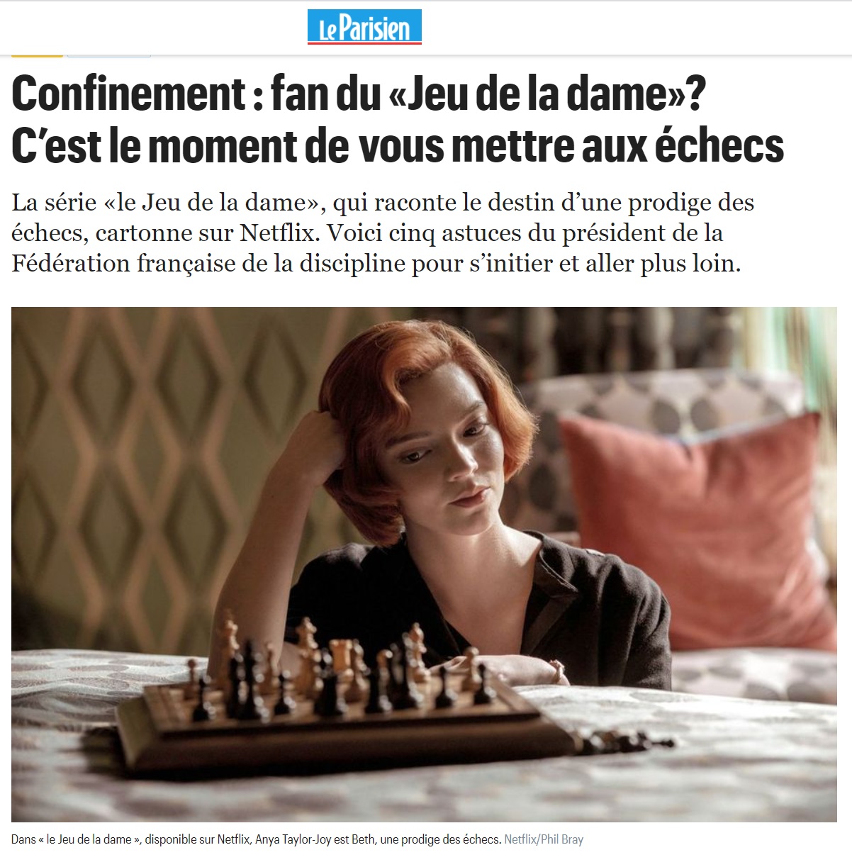 Le Jeu De La Dame: Roman Fédération Française des Échecs