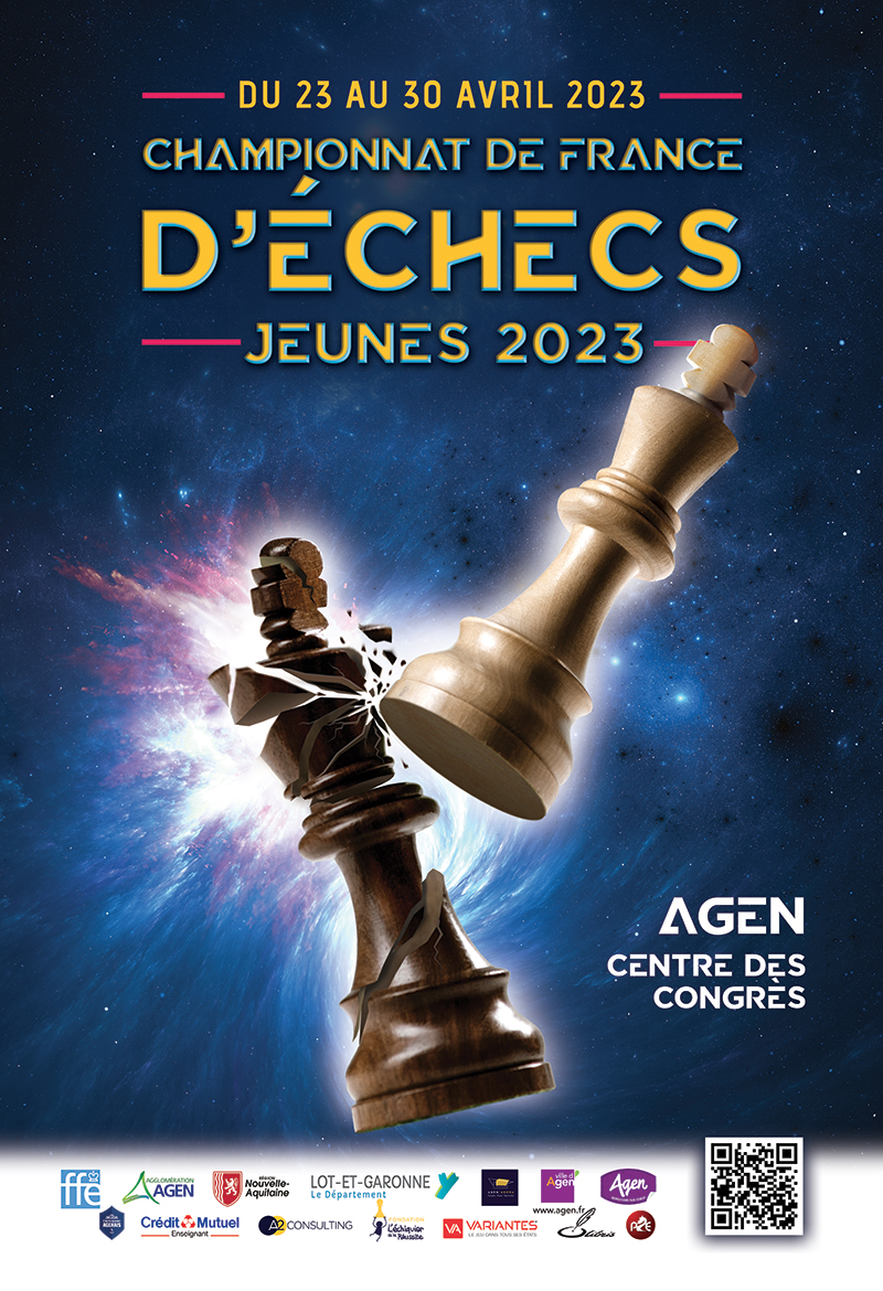 Le Championnat de France Jeunes 2023 aura lieu à Agen du 23 au 30 avril