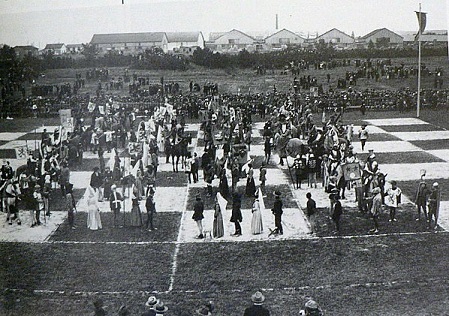 La partie d’échecs vivants de Compiègne le 20 mai 1923